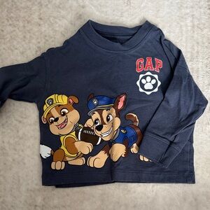 GAP Kids Dark Blue Paw Patrol Long Sleeve Tee